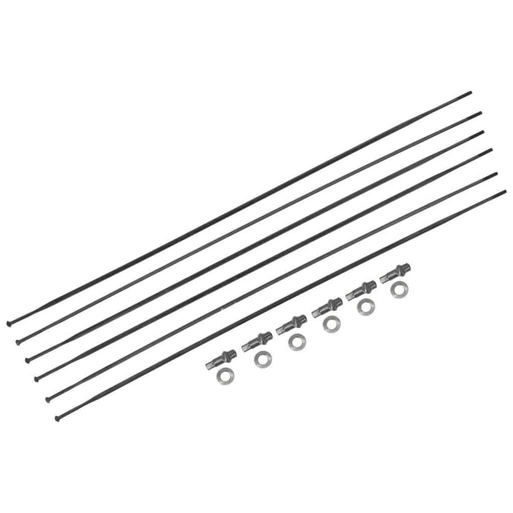 DT Swiss Spaakkit DT PR1400 Dicut 21 Oxic 2X V+A zwart set A 6, wielset met zwarte velgen en naafsystemen.