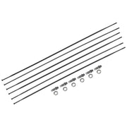 DT Swiss Spaakkit DT PR1400 Dicut 21 Oxic 2X V+A zwart set A 6, wielset met zwarte velgen en naafsystemen.