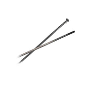 Zwart set van 6 DT Swiss PRC1400 Spline 65 DB spaakkits voor voor- en achterwielen, inclusief 6 spaaks en onderdelen.