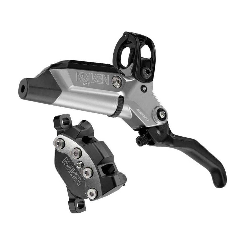 Zilveren Sram Rem Maven Ultimate A1 Db Dm mountainbike schijfremmen met remklauwen en slangen, ideaal voor MTB mountainbikes