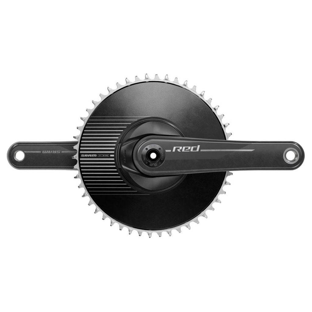 Sram Red E1 Aero Dub racefiets crankstel met 50T kettingblad, zwart, voor lichte en aerodynamische fietsprestatie