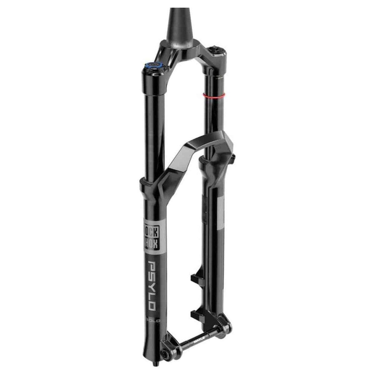 RockShox Psylo Gold RC A1 Debonair voorvork voor MTB, 29 inch, 150 mm veerweg, zwart met gouden details, snelle verstelling