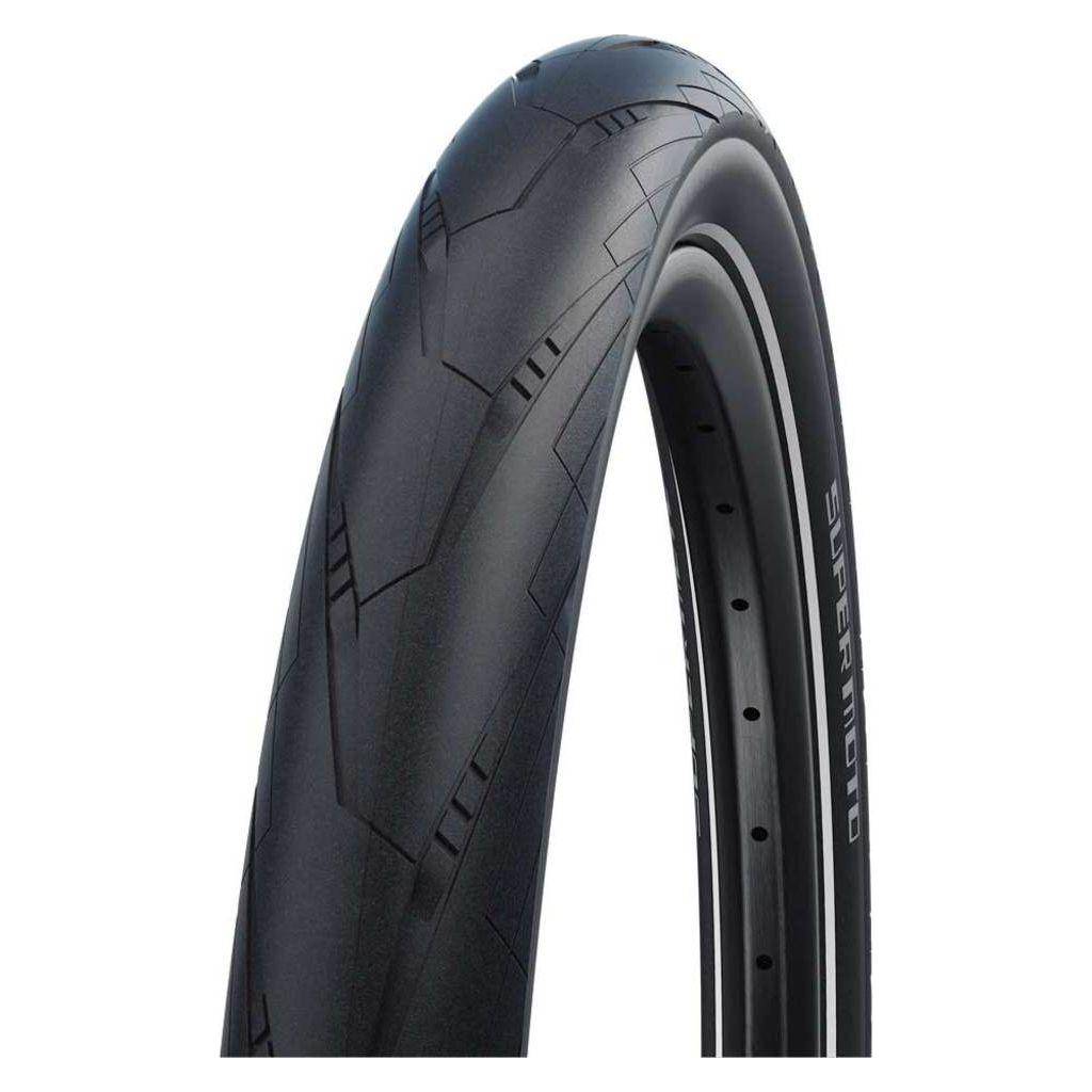 Schwalbe Super Moto Addix Green Raceguard stadsfiets buitenband met dubbele bescherming en groene zijwand voor stadsritten
