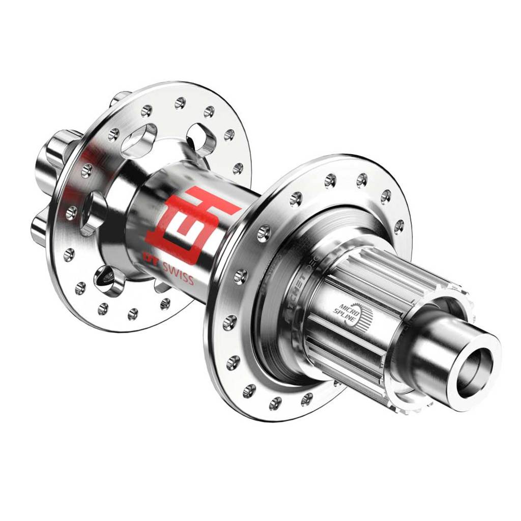 DT Swiss Achternaaf 240 3 Decades Boost SH 12V Disc IS Aluminium zilverkleurig, 148mm, 32g, voor ATB fietsen