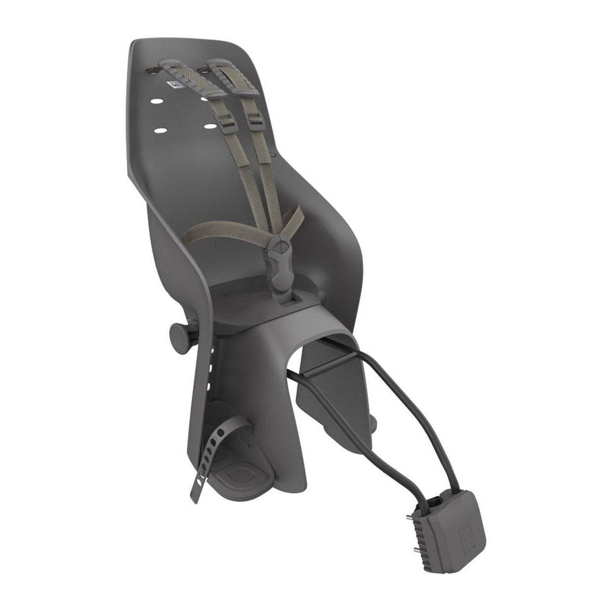Urban Iki achterzitje voor fiets met U-me framebevestiging, geschikt als comfortabel en veilig fietstoeltje achter op de fiets.