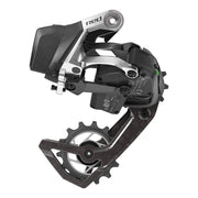 Sram AXS 12V achterderailleur in rood met 36T aandrijving, geschikt voor racefietsen en mountainbikes