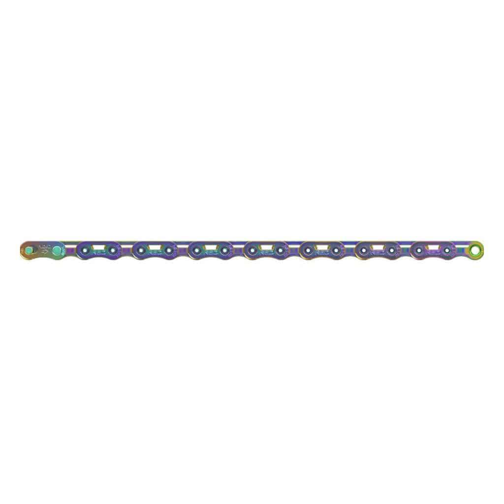 Ketting Sram Red E1 12/13V 11/128 HollowPin Rainbow 114 Schakels - Le Coq Wielerartikelen
