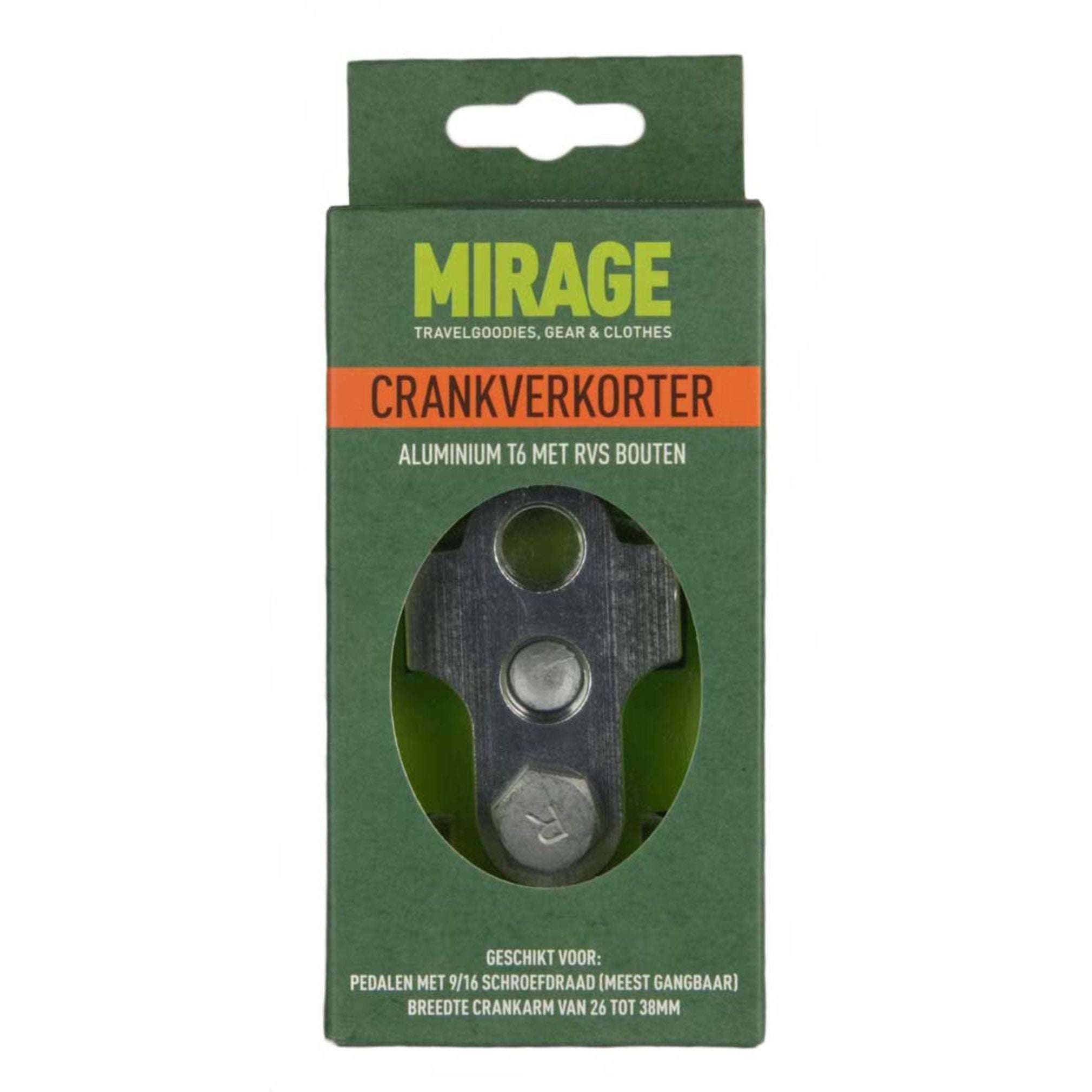 Mirage Crankverkorters (Cranco) Aluminium - Zilver - Le Coq Wielerartikelen