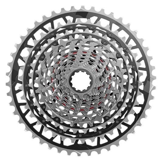 Sram Cassette XG1391 Wide XPLR E1 XDR 13V 10-46T - Zilver - Le Coq Wielerartikelen