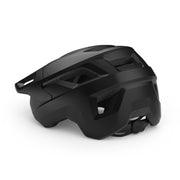 MET MTB fietshelm Shelte met ventilatiegaten en verstelbare riem, ontworpen voor comfort en veiligheid tijdens mountainbiken.
