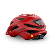 MET Crossover MTB helm met MIPS-systeem, zwart met verstelbare ventilatieopeningen en comfortabele pasvorm voor urban en mountainbiken.