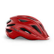 MET MTB helm met MIPS-systeem, urban en mountainbike fietshelm, zwart met ventilatie-openingen en verstelbare riem.