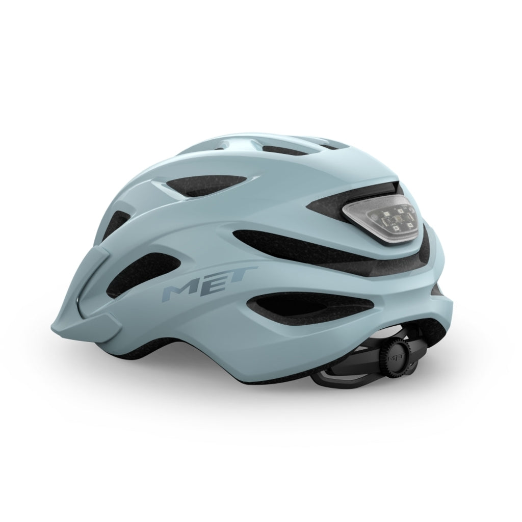 Fietshelm MET Crossover voor urban en MTB, lichtgewicht MTB helm met ventilatie en stevige constructie, zwart kleur