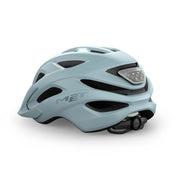 MET MTB helm met crossover ontwerp, urban en MTB gebruik, lichte bescherming en ventilatie, zwart met verstelbare riem.