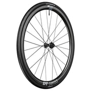 Voorwiel 28 inch DT Swiss ERC1400 Dicut 35 DB WTS Disc CL Carbon zwart voor racefiets, lichte en aerodynamische wielset