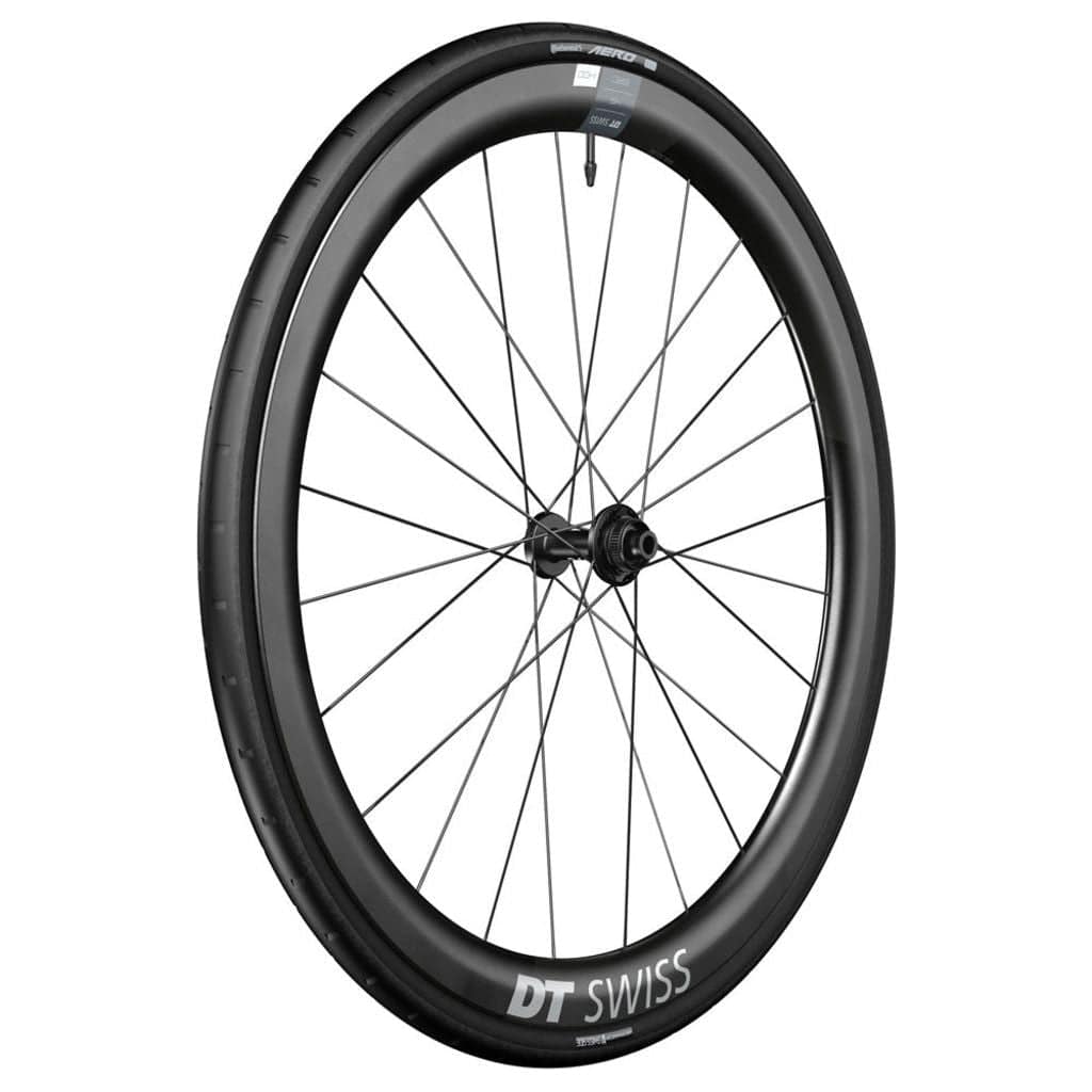 Voorwiel 28" DT Swiss ERC1400 Dicut 45 DB WTS Disc CL Carbon zwart voor racefiets, lichte en aerodynamische racewielen