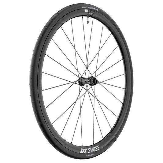 Voorwiel 28" DT Swiss ER1600 Spline 30 DB WTS Disc CL Aluminium Zwart - Le Coq Wielerartikelen