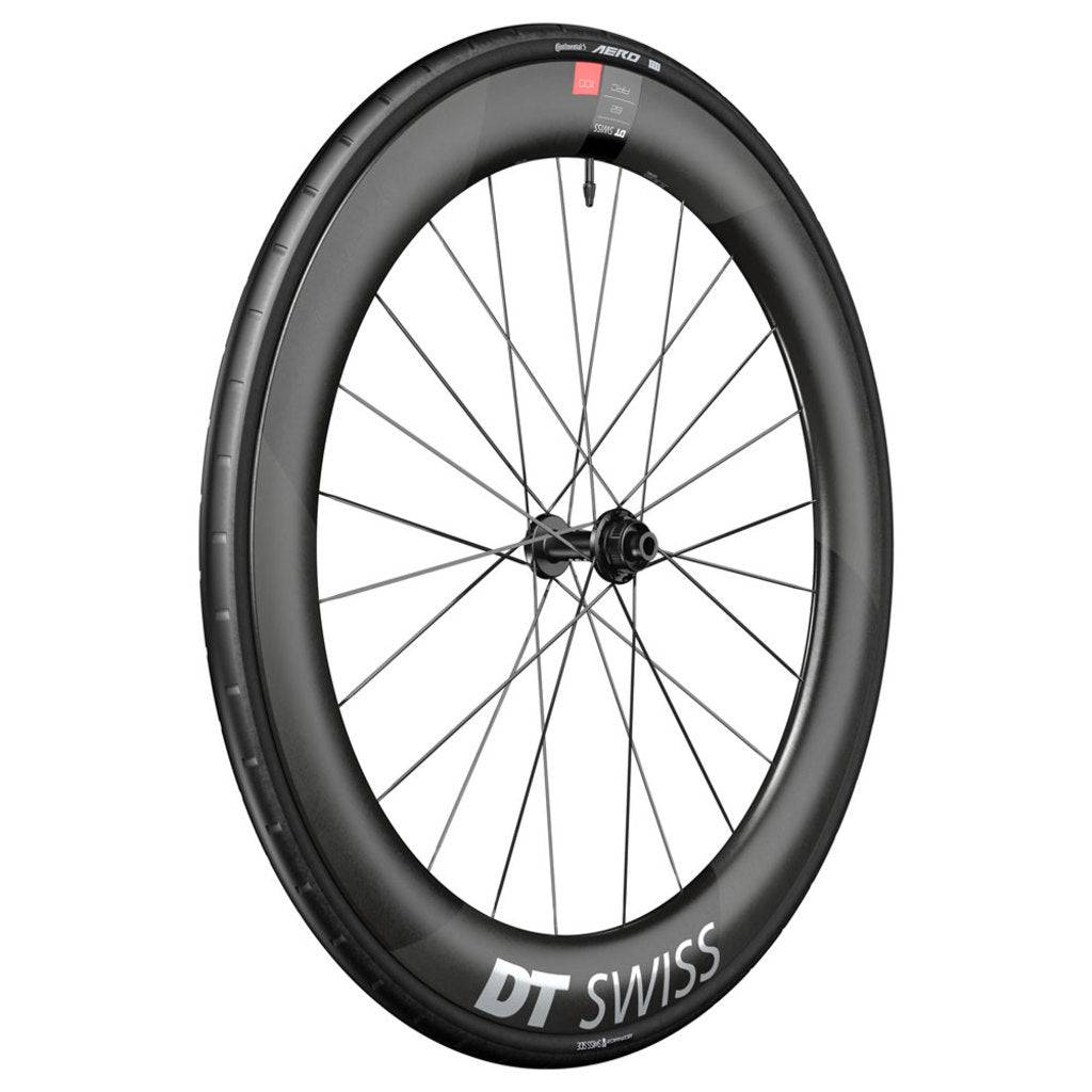 Voorwiel 28" DT Swiss ARC1100 Dicut 62 DB WTS Disc CL Carbon Zwart - Le Coq Wielerartikelen