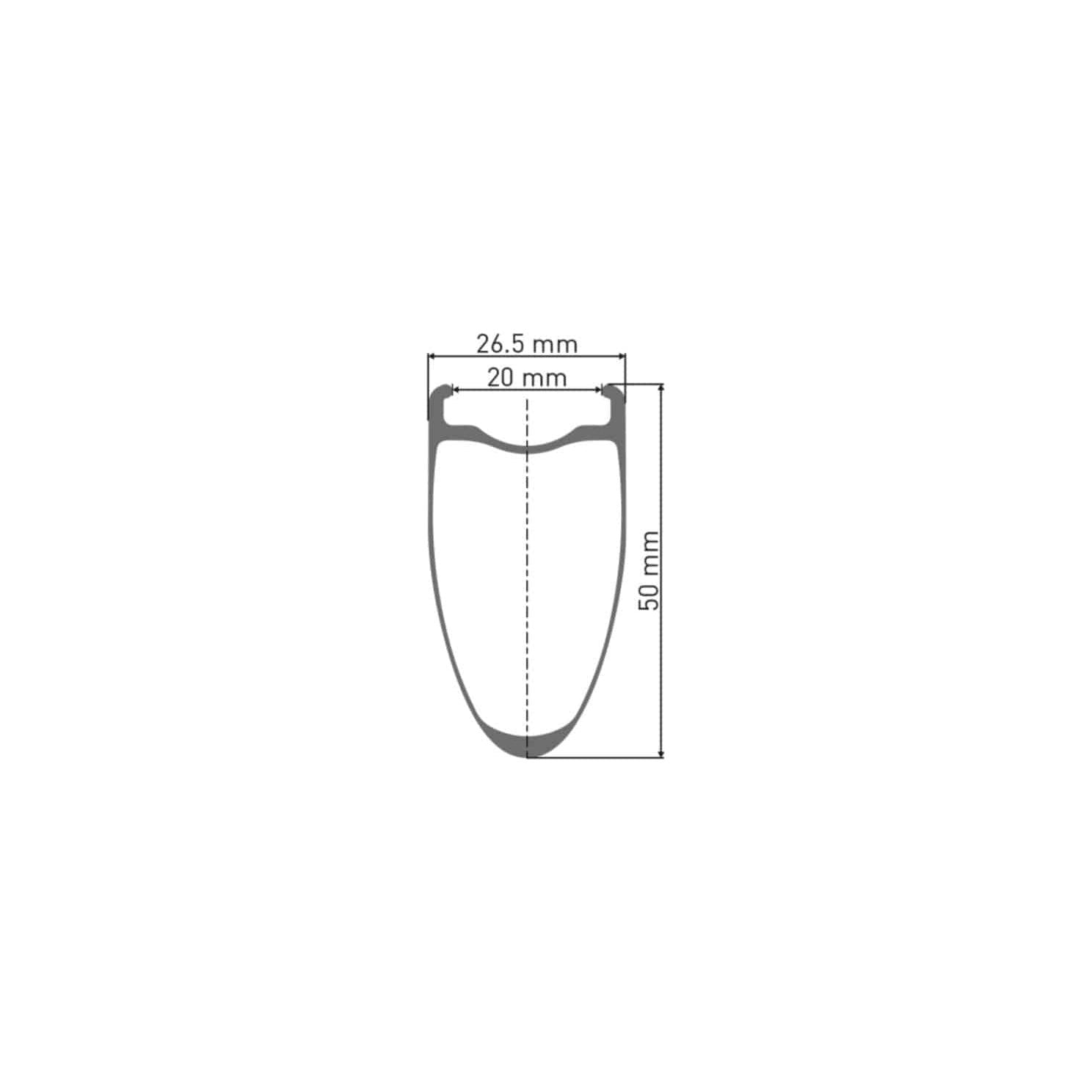 Voorwiel 28" DT Swiss ARC1400 Dicut 50 DB WTS Disc CL Carbon Zwart - Le Coq Wielerartikelen