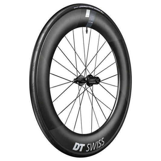 Achterwiel 28" DT Swiss ARC1400 Dicut 80 DB WTS SH 10/11V Carbon Zwart - Le Coq Wielerartikelen