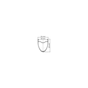Zwart 28-inch DT Swiss AR1600 Spline 30 DB WTS racefiets voorwiel met discremmen en aluminium velg