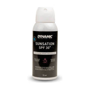 Dynamic Sunsation SPF 30 zonnebrand spray in een 75 ml fles, 360° spray voor gemakkelijke applicatie op de huid.