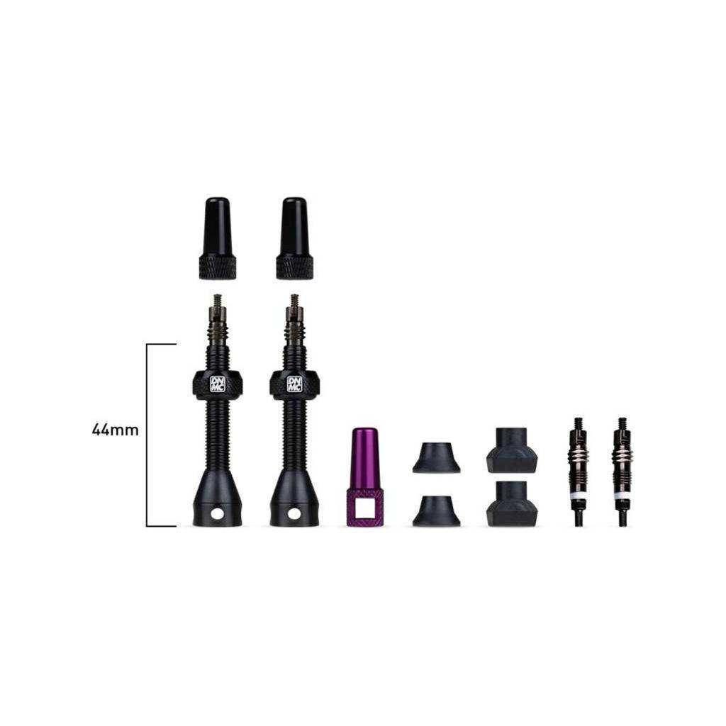 Set tubeless ventielen van Dynamic Barkeeper Tl voor tubeless banden, inclusief twee ventielen voor fiets.