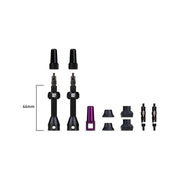 Set tubeless ventielen van Dynamic Barkeeper Tl voor tubeless banden, inclusief twee ventielen voor fiets.