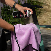 Luxe microvezel fietsborstel van Dynamic Turbo Towel 80 x 40 cm voor het reinigen van fietsen.
