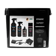 Dynamic Super 7 Olie Emmer onderhoudsset met schoonmaakgereedschap en olie voor effectieve reiniging en onderhoud van olie-emmers.