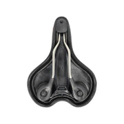 Zwart Selle Royal Lookin Moderate Royalgel Stracciatella fietszadel voor stadsfietsen en e-bikes, comfortabele zadel met gelvulling