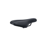 Zwarte Selle Royal Explora JR kinderfiets zadel met foam matrix voor 16-20 inch kinderfietsen, comfortabel en geschikt voor kinderen