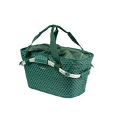 Basil Carry All achtermand voor fiets, 22 liter, duurzame fietsmand met opbergruimte en verstelbare bevestiging.