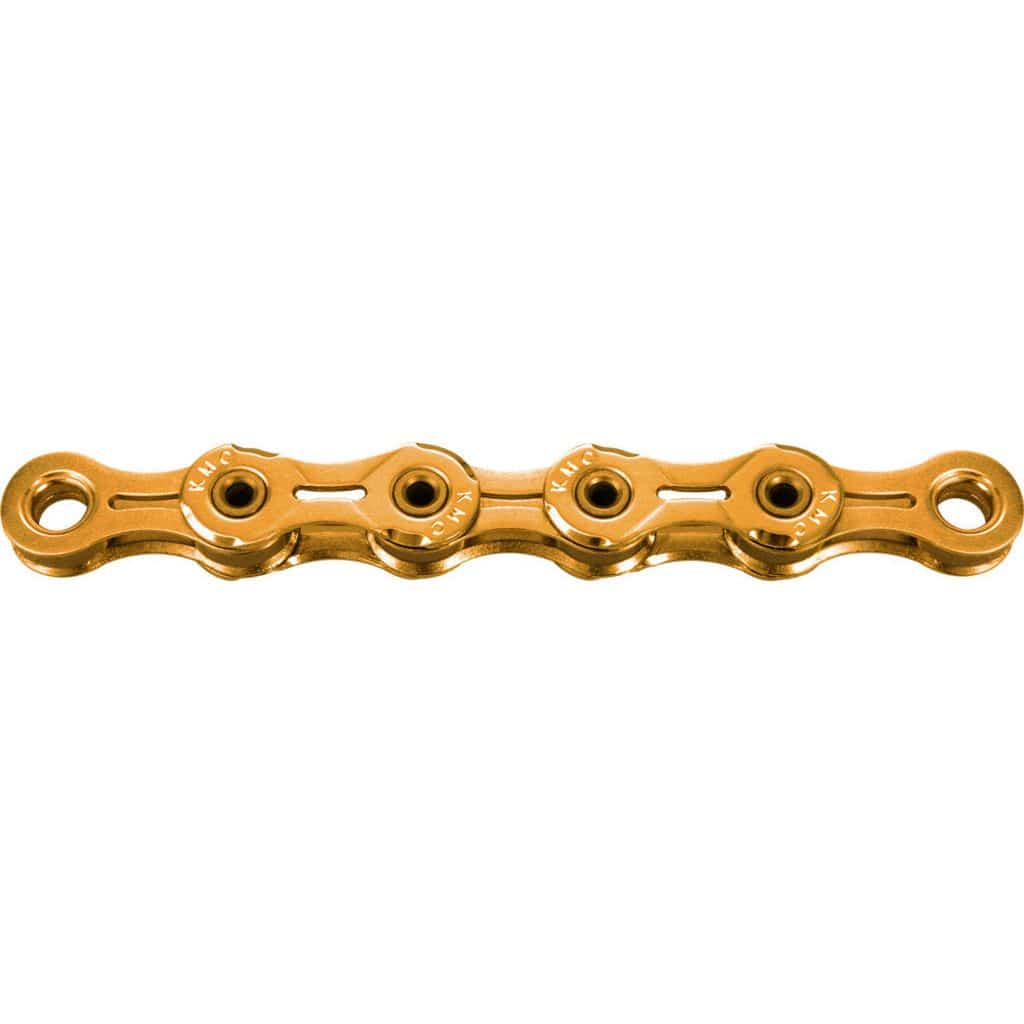 Ketting KMC X11SL Waxed 11V 11/128" Super Light 118 Sch. Goud - Le Coq Wielerartikelen