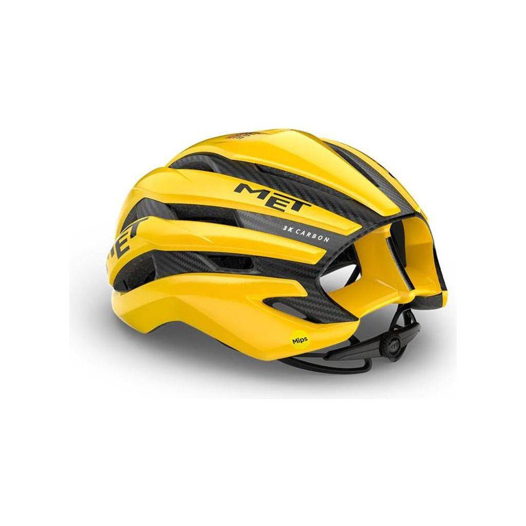 MET Fietshelm Trenta 3K Carbon MIPS Jaune Yellow - Le Coq Wielerartikelen