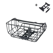 Basil Portland MIK fietsmand achterop, 25 liter aluminium, stevige achterdrager fietskrat voor stadsfiets of e-bike