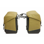 Nieuwe Looxs Joli dubbele fietstas van 37 liter in gerecycled polyester, met verstelbare riemen en reflecterende details
