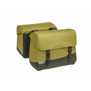 Nieuwe Looxs Joli dubbele fietstas van 37 liter in gerecycled polyester, geschikt voor fietsbroeken en accessoires.