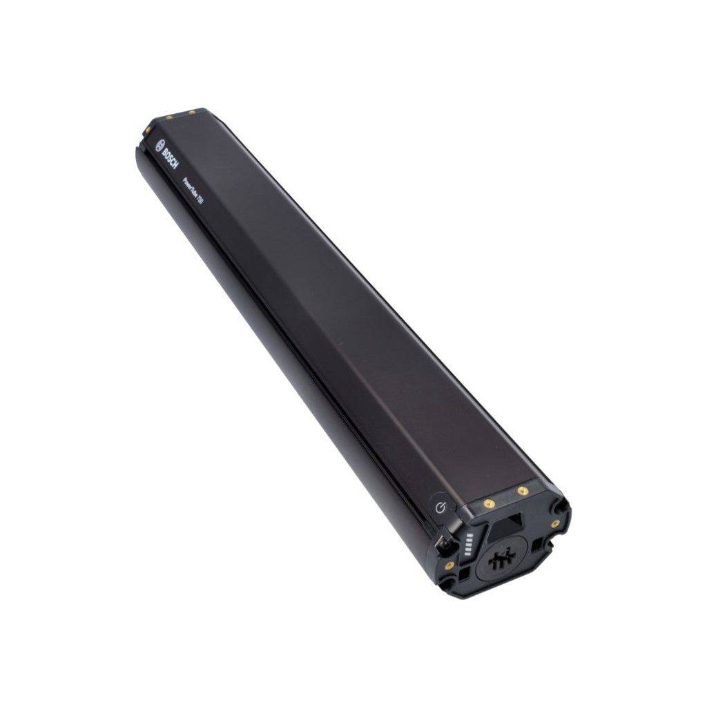 Bosch E-bike accu BES3 Compact Powertube Smart 36V in zwart, voor elektrische fietsen, met slimme batterijtechnologie