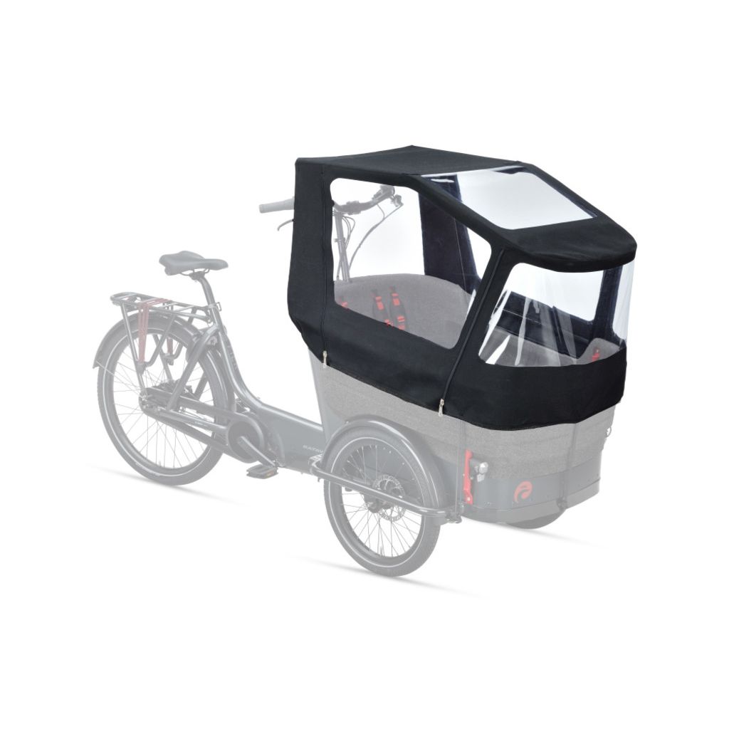 Zwarte Batavus SC3 Regentent bakfietsschoenen met stevige zool en waterdichte stof, geschikt voor fietsen en dagelijks gebruik