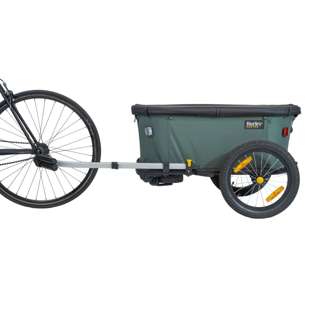 Burley Hopper Cargo Transport Fahrradanhänger 45 kg Grün/Schwarz