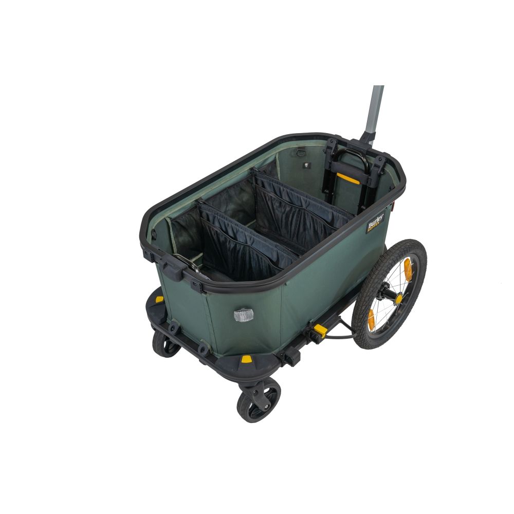 Burley Hopper Cargo Transport Fahrradanhänger 45 kg Grün/Schwarz