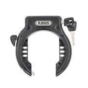 Abus Amparo 4650 SL R ringslot met ART 2 certificering, zichtbaar met insteek voor extra beveiliging van fietsen.