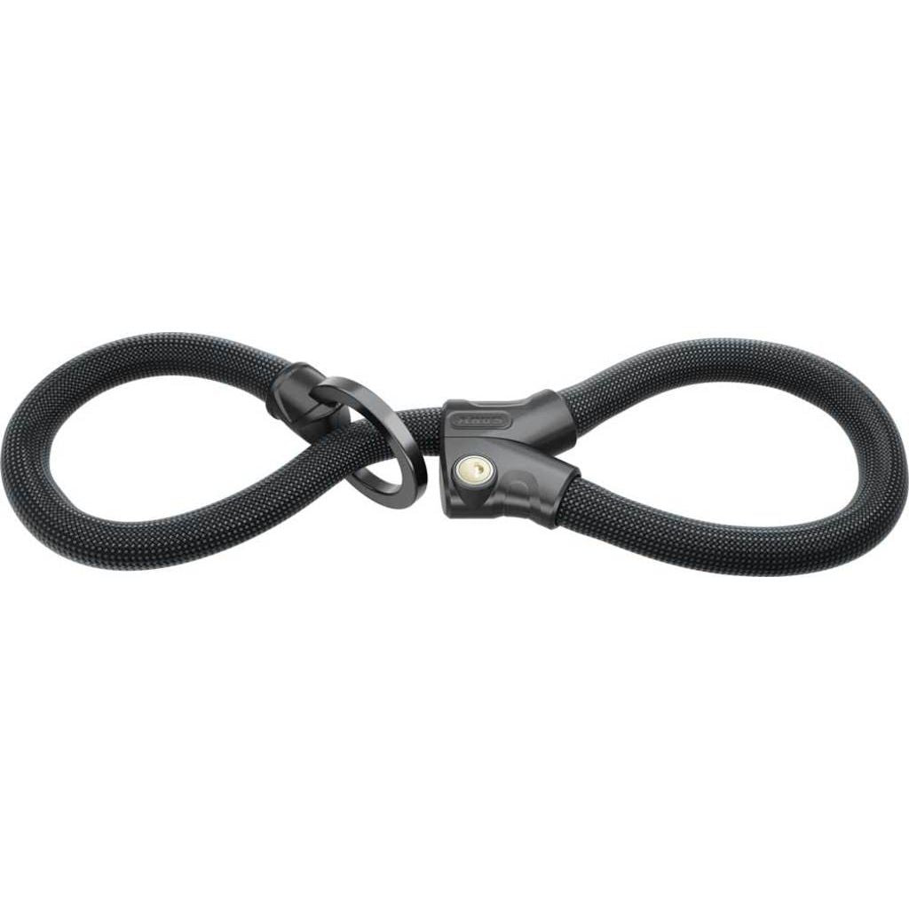 Abus Infinity Loop 1806 kettingslot van 140 cm x 6 mm, stevig fietsslot met zwarte ketting en metalen sluiting.