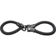 Abus Infinity Loop 1806 kettingslot van 140 cm x 6 mm, stevig fietsslot met zwarte ketting en metalen sluiting.