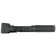 SKS Injex 266 mm minipomp met MV Easy-Kop, compacte fietspomp voor snel en eenvoudig oppompen van banden