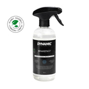 Dynamic Bio Brakefast remreinger 500 ml biologisch afbreekbaar, vloeistof in een sprayfles voor het reinigen van remmen.