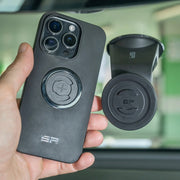 SP Connect fietstelefoonhouder Mag-Align SPC+ zuignap zwart, bevestiging voor veilige smartphone montage op de fiets