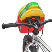 KLICKfix Lori 2 liter fietsrugzak met bevestigingssysteem, zwarte stuurtas voor fietsaccessoires en dagelijkse benodigdheden