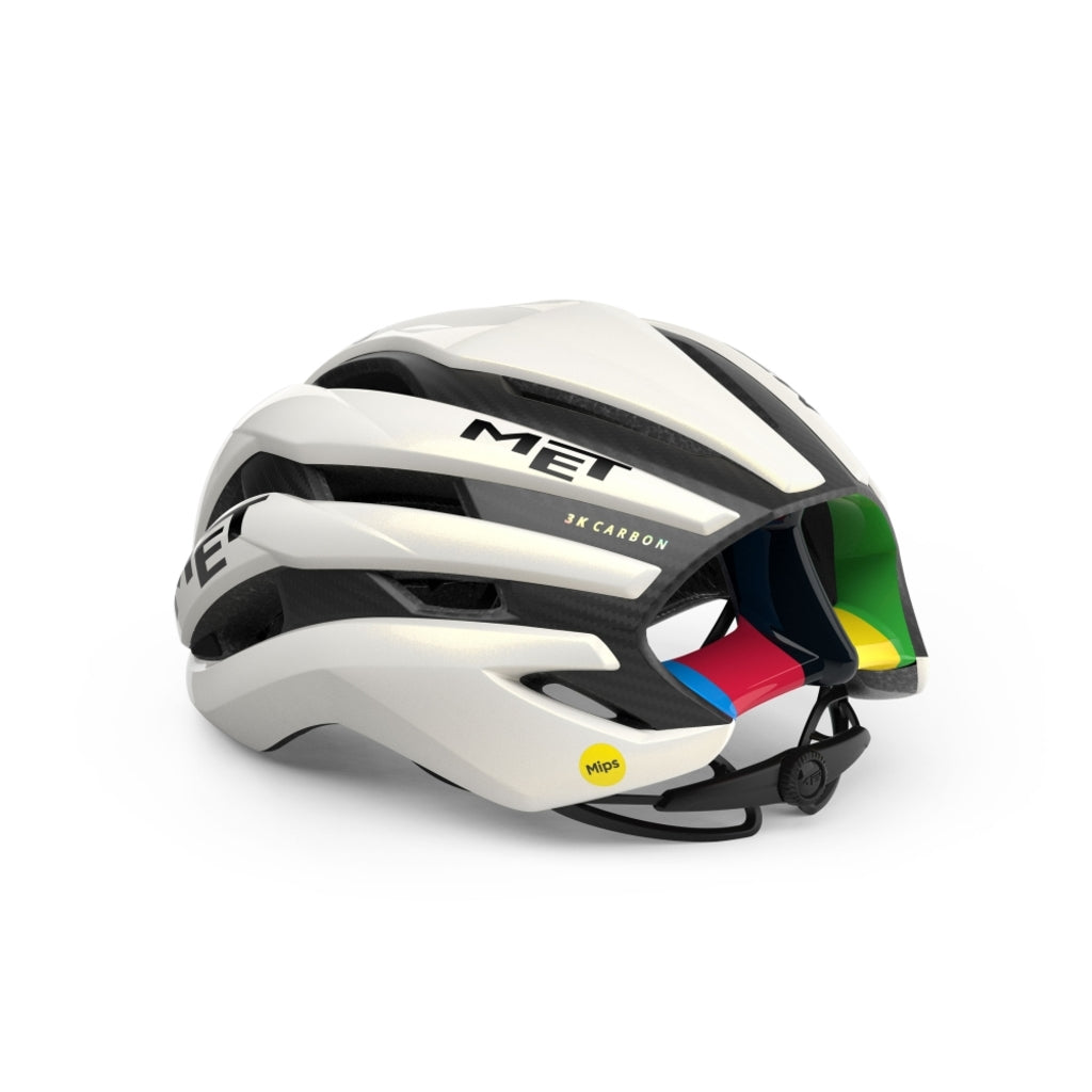 Fietshelm MET Trenta 3K Carbon MIPS UCI World Champion Rainbow - Le Coq Wielerartikelen